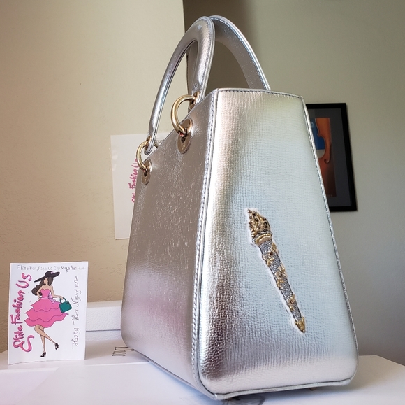 Lady dior cruise limited edition silver bag - Picture 5 of 12